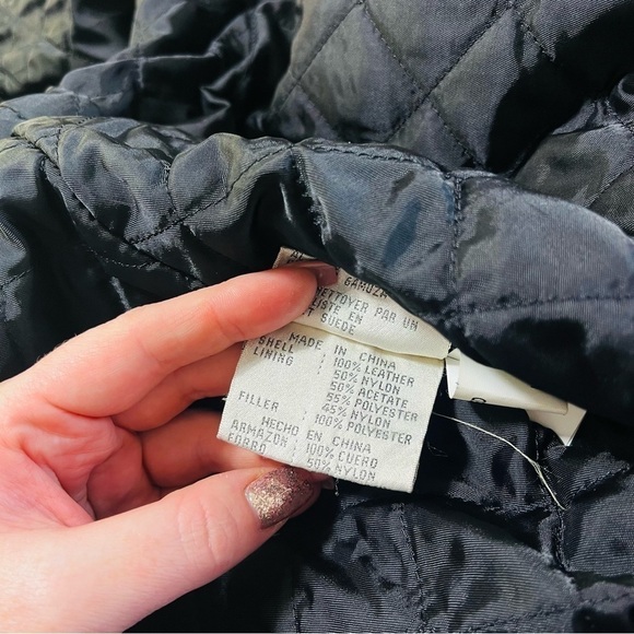 Maggie Barns Genuine Leather Vintage Jacket Black - Picture 4 of 6